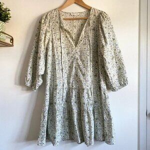 Little Lies Floral Cotton Mini Dress